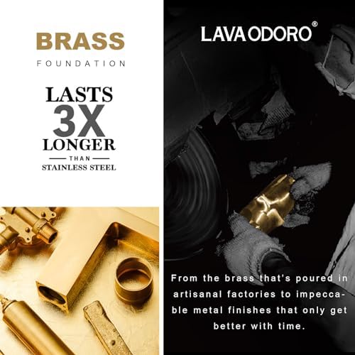 Lava Odoro Brushed Gold Bathroom Faucet