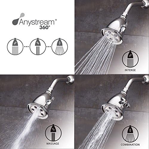 High Flow Adjustable 25 GPM Bathroom Shower Head