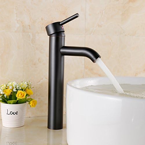 Vessel Sink Faucet Tall bathroom vanity single handle oil rubbed bronze