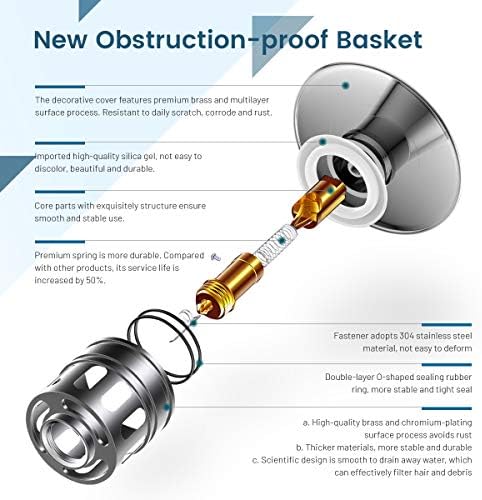 Vessel Sink Drain with Strainer