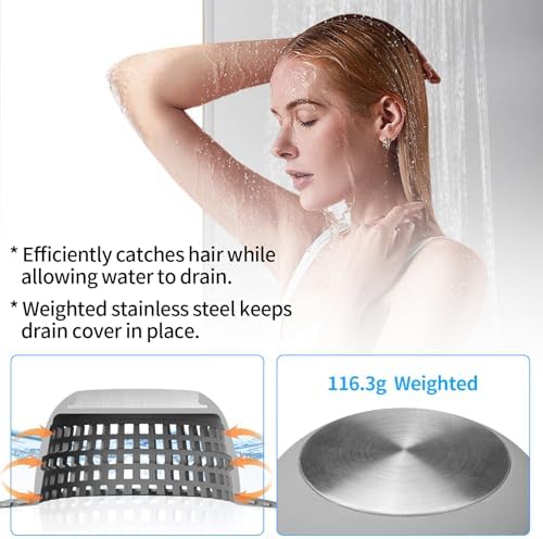 Aluvor Shower Drain Hair Catcher