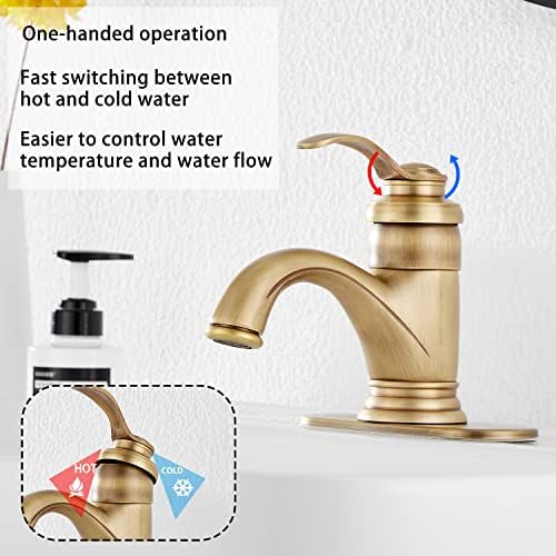 Antique Brass Waterfall Faucet