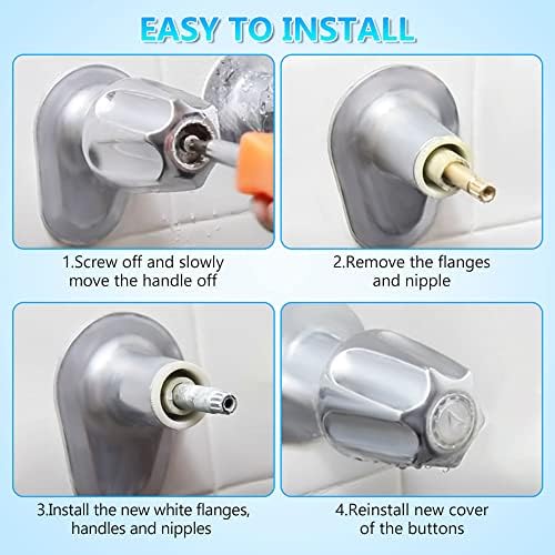 Enhon Verve Tub Shower Faucet 3-Handle Repair Kit Chrome