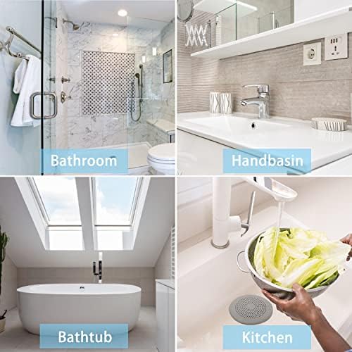2-Piece Silicone Drain Hair Catchers