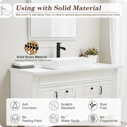 HOIGY Single-Handle Brass Vessel Sink Faucet