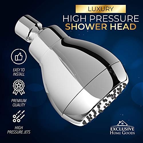 High-Pressure Chrome Shower Head