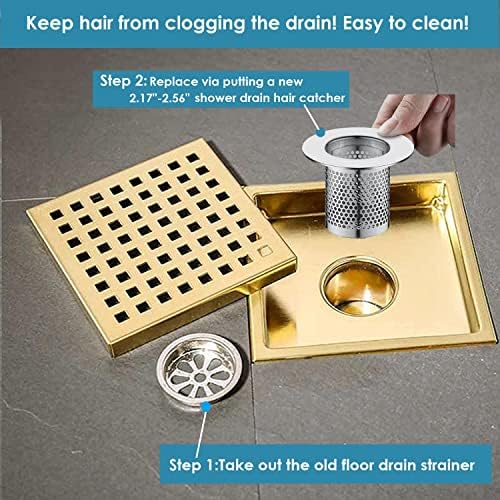 Big Set of 3 Hair Catcher Drains for Bathroom Sinks
