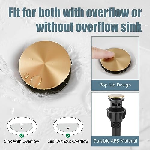 Elegant antique brass bathroom faucet