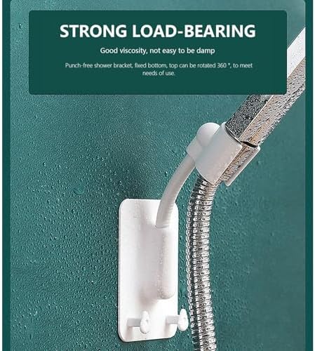 Effortlessly Durable Hand Shower Holder Punch-Open 360-Degree Strong