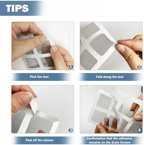 10-Piece Disposable Hair Catcher 10 Pack for Shower Drains