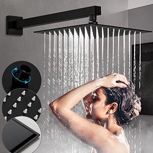 Qomolangma 10-inch Rain Shower System with Dual Functionality