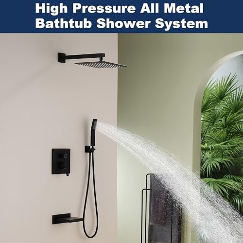 Luxury All-Metal Bathtub Shower Set for Relaxation