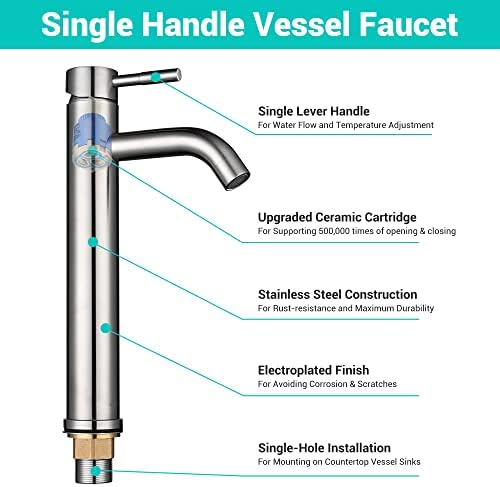 Easy Install Stainless Steel Bathroom Faucet