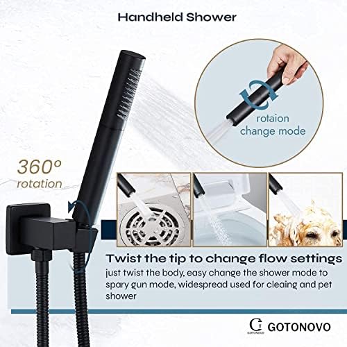 Sturdy Dual-Function Ceiling Mount Faucet for Bathroom Pet Use
