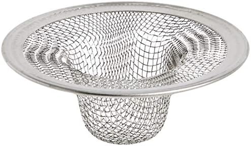 2 in Mesh Bathroom Sink Strainer Stainless Steel