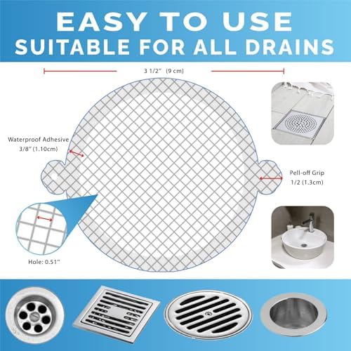 Disposable Hair Catchers for Showers - Effortless Drain Protection