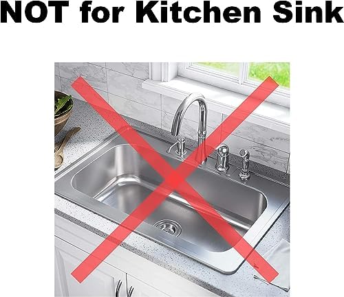 Big Set of 3 Hair Catcher Drains for Bathroom Sinks
