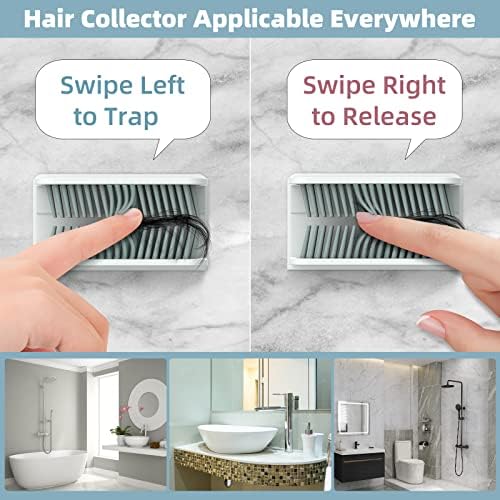 Hair Catcher for Shower Reusable Drain Protector