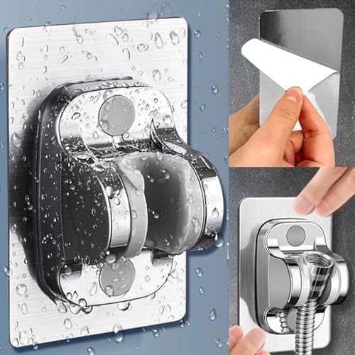 Adjustable Angle Shower Bracket Wall-Mounted for Bathroom Accessories