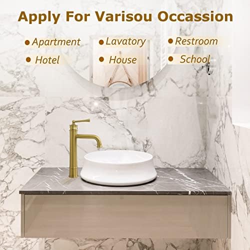 Leak-Proof Bathroom Faucet with PEX Hoses