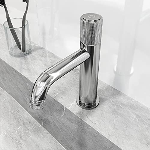 VIGO Apollo Chrome Single Hole Touch Faucet for Bathrooms