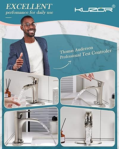 Elegant Single-Hole Faucet with Waterfall