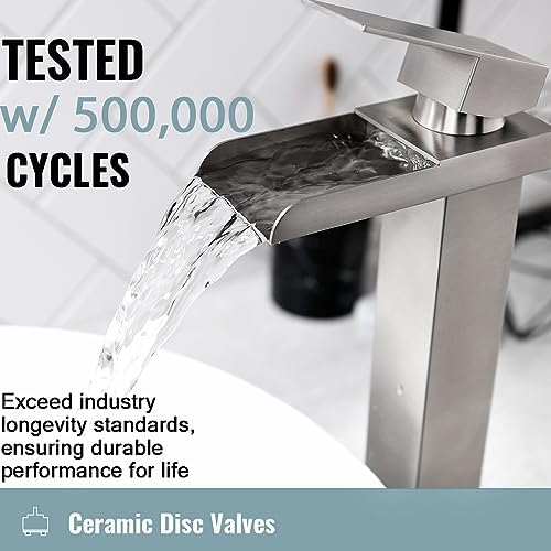 Tall Vessel Sink Faucet for Luxury Bathrooms