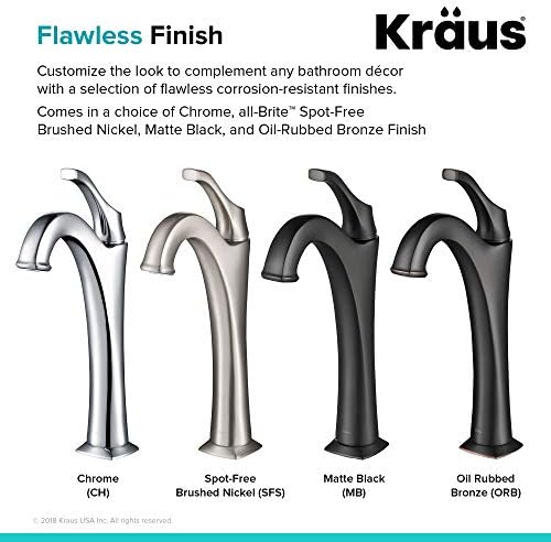 KrausKVF-1200ORB Arlo Touch Faucet Oil Rubbed Bronze Lifetime Warranty Assigned