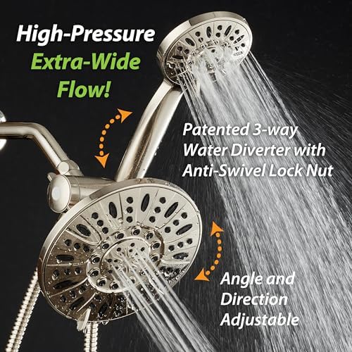 AquaDance 7 High Pressure shower comboExperience luxurious rainfall with ease