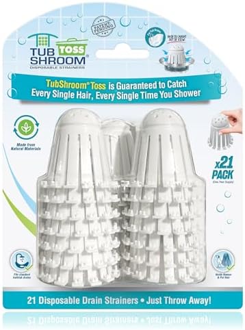 TubShroom Toss - Eco-Disposable Drain Hair Catcher
