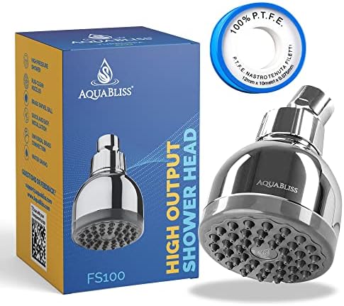 AquaBliss TurboSpa 3 High Pressure Shower Head - Stress Relief in Full Force
