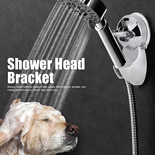 Walfront Adjustable Suction Cup Shower Holder for Bathroom