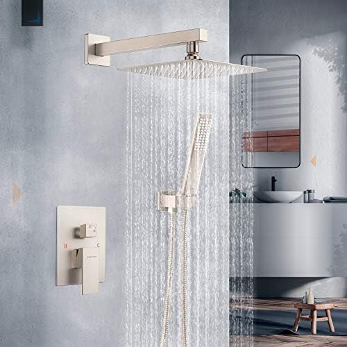 Stunning 10-Inch Overhead Rain Shower System Set