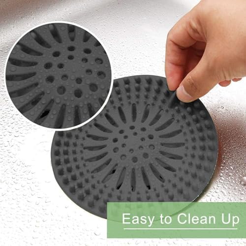 Gotega Drain Strainers Effortless Hair Catcher Smart Solutions for Your Bathroom