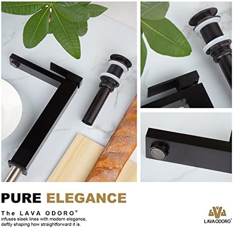 Matte Black Single-Handle Vanity Faucet Bath Fixtures