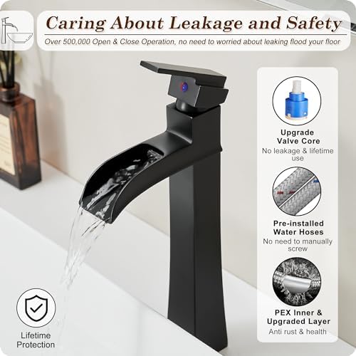 HOIGY Single-Handle Brass Vessel Sink Faucet