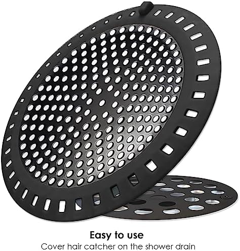2-Piece Shower Bathtub Drain Hair Catcher