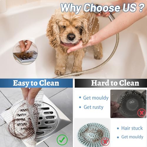 Mission Disposable Hair Catcher for Showers