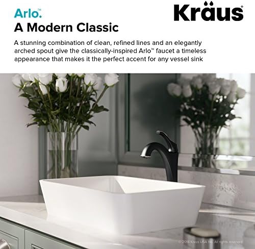 KrausKVF-1200ORB Arlo Touch Faucet Oil Rubbed Bronze Lifetime Warranty Assigned