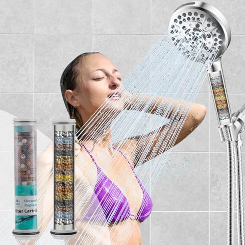 Hibbent 2-Pack Replacement Shower Filters