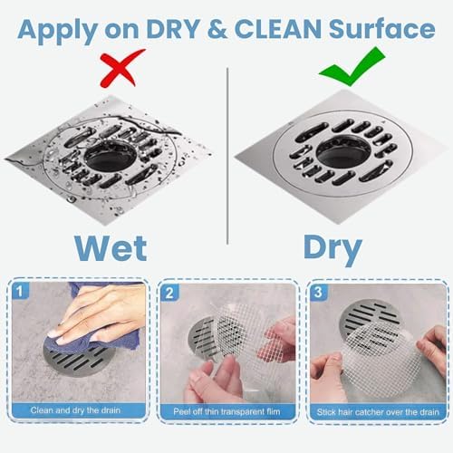 Disposable Hair Catchers for Showers - Effortless Drain Protection