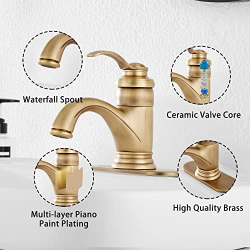 Antique Brass Waterfall Faucet